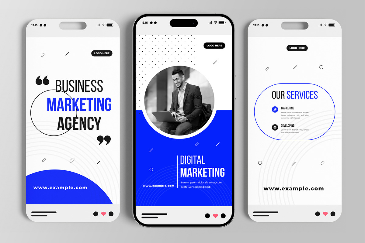 Marketing Agency Social Media Story, a Social Media Template by MightyDesign (Photo 3 of 6)