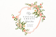 Crests and monograms with roses, a Decorative Illustration by AnnelyBlooms (Thumbnail 2 of 9)