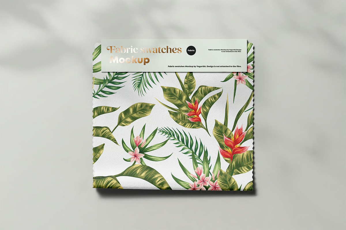Fabric Swatches Mockup, a Merchandise Mockup by zippypixelstudio (Photo 2 of 11)