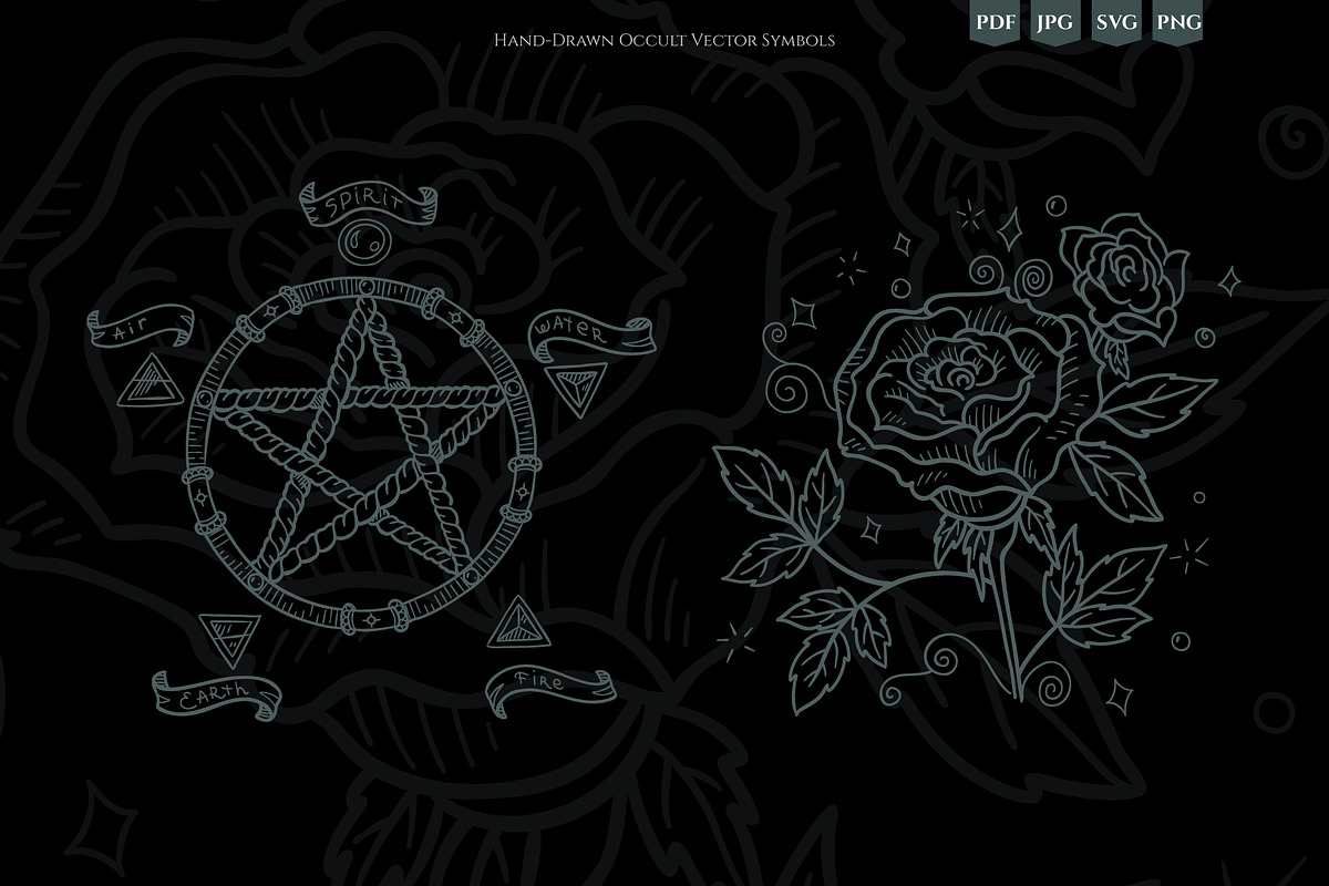Mystical & Occult Symbols, an Object Graphic by Ilia Design (Photo 5 of 9)