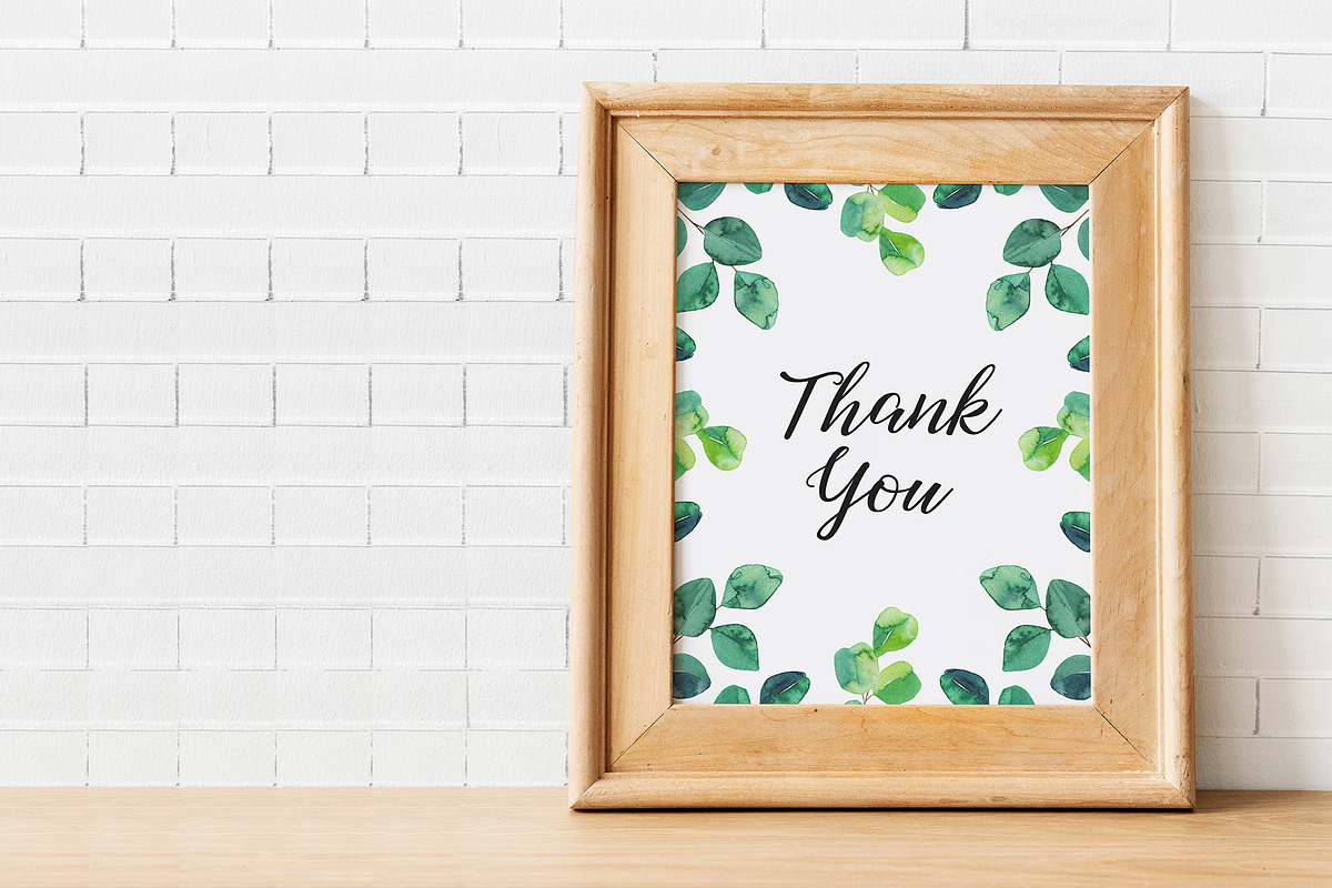 Cute eucalyptus mini set, a Decorative Illustration by Maria's little shop (Photo 7 of 7)