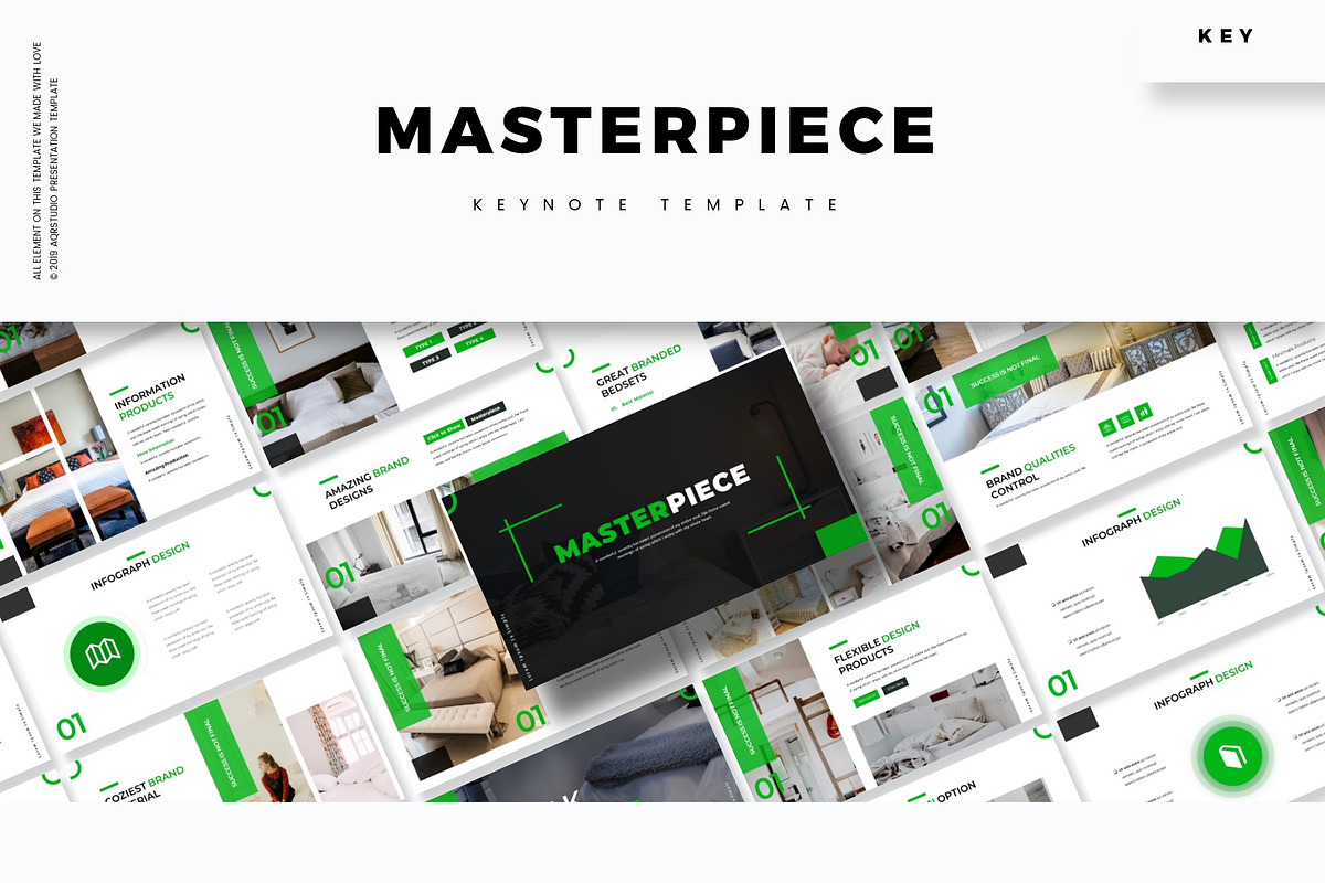 Masterpiece - Keynote Template, a Presentation Template by AQR Studio