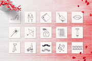 150 Hand Drawn Elements -Wedding-, a Decorative Illustration by Michael Rayback Design (Thumbnail 11 of 11)
