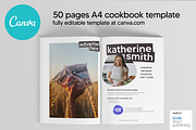 Canva Recipes Cookbook Template, a Magazine Template by DeLaGranSiete (Thumbnail 2 of 9)