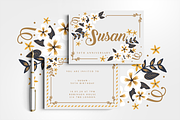 Monaco Elegant Invitation Set, a Card Template by Werlang Paper (Thumbnail 3 of 3)