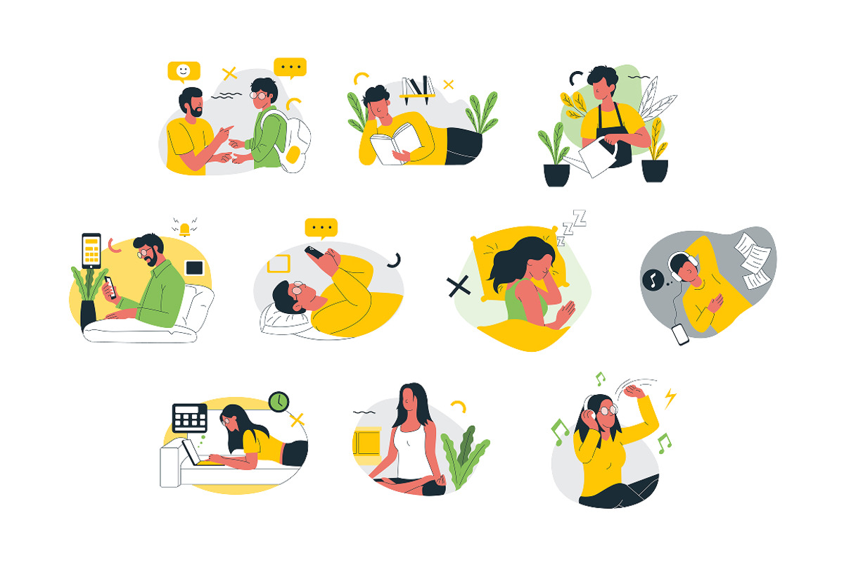 Daily Activity Illustration, a Person Illustration by Loin Studio (Photo 4 of 4)