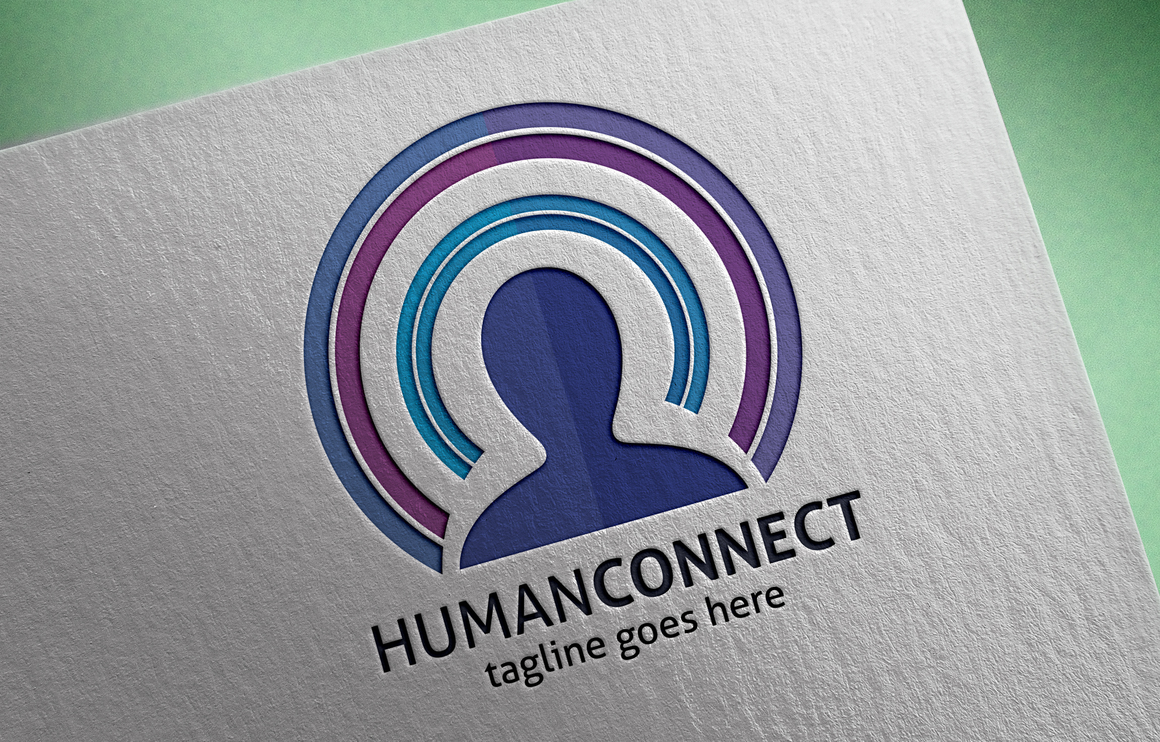 Human Connect Logo, a Branding & Logo Template by Design_Planet