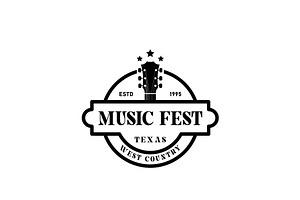 Music And Band Classic Logo