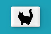 Cat Silhouette, an Animal Illustration by newminddesign (Thumbnail 2 of 3)