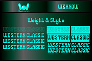 Western Classic font, a Serif Font by weknow (Thumbnail 7 of 8)