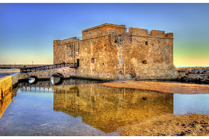 HDR image of Paphos Castle - Cyprus, an Architecture Photo by Leonid Andronov