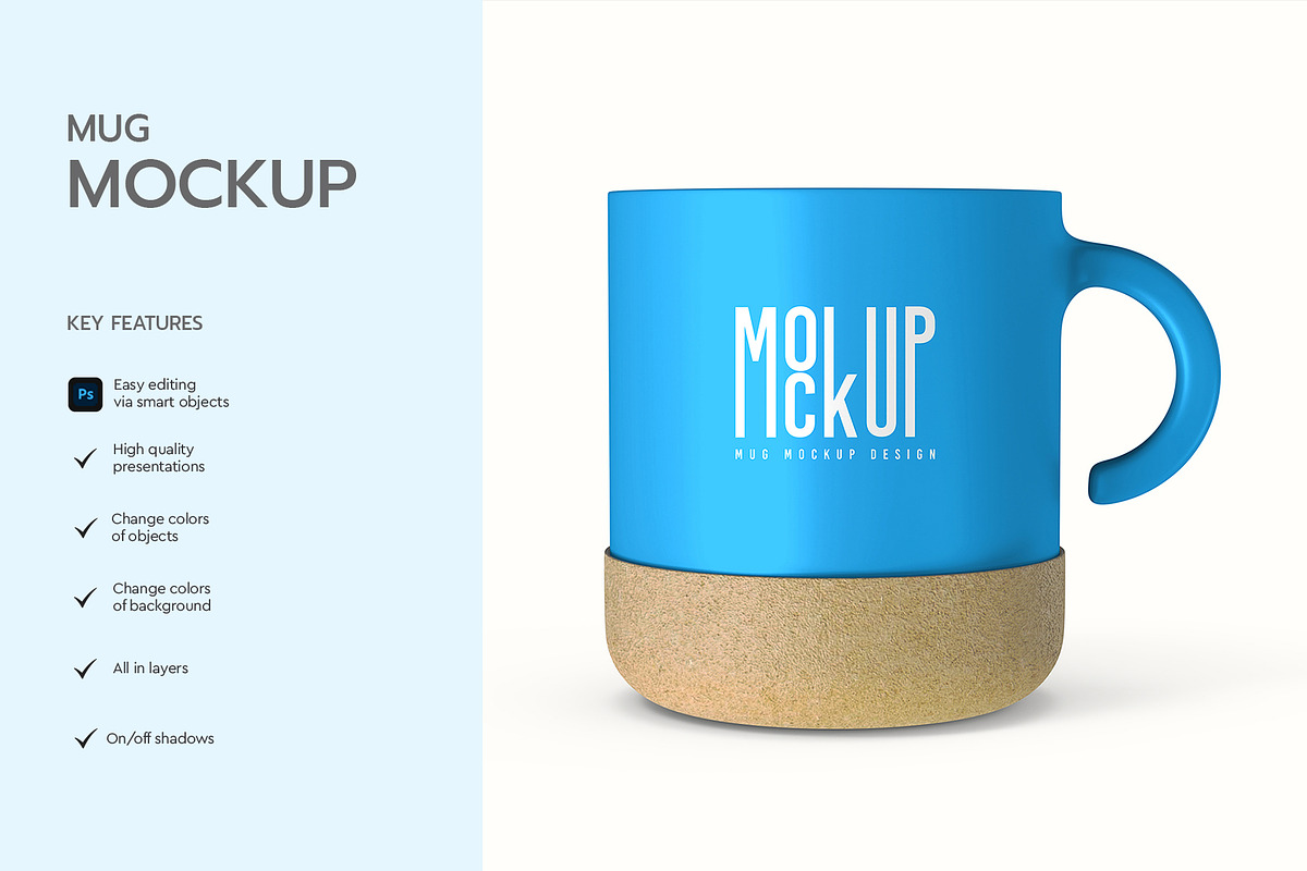 Mug Mockup PSD Template, a Product Mockup by graphypix (Photo 2 of 4)