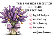 Whimsical Lavender Spring Clipart, an Illustration by OK Design (Thumbnail 4 of 6)