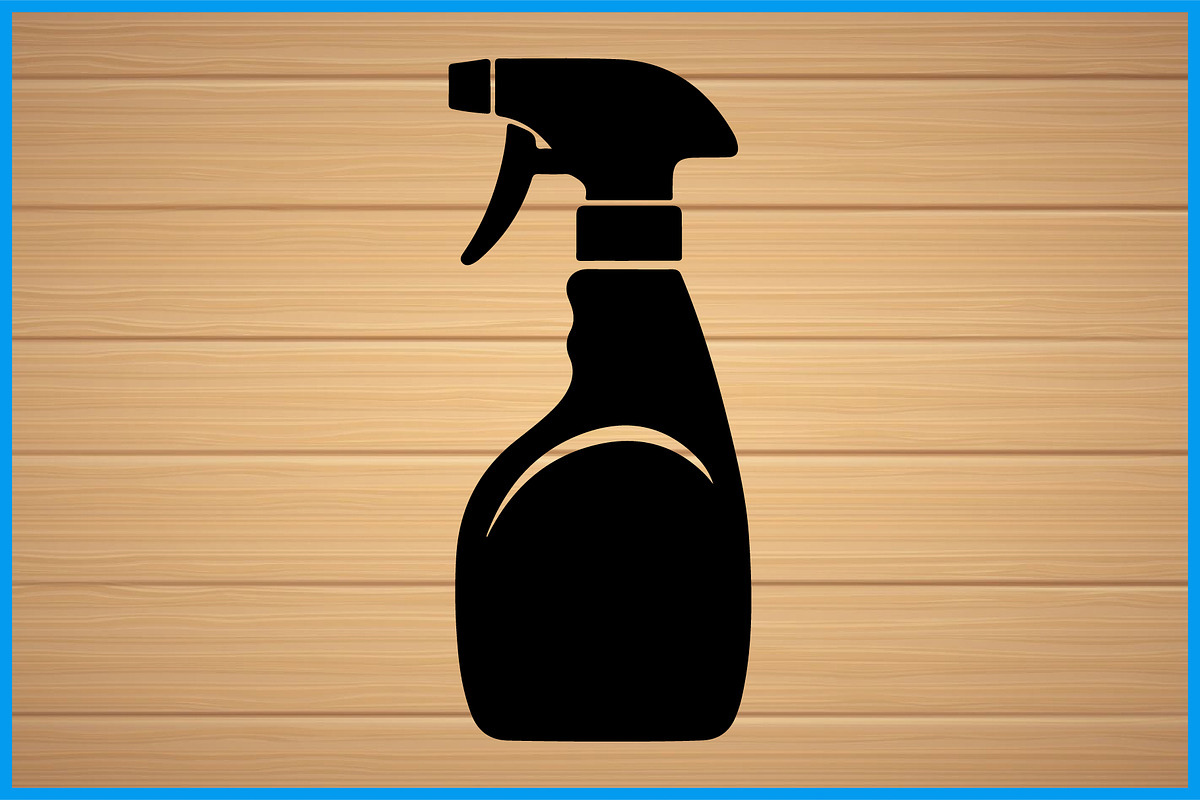 50 Cleaning Tool Spray Bottle Icon B, an Illustration by balal (Photo 3 of 4)