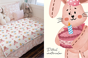 Playful Bunny & Bear, an Animal Illustration by Berdansabersama (Thumbnail 5 of 10)