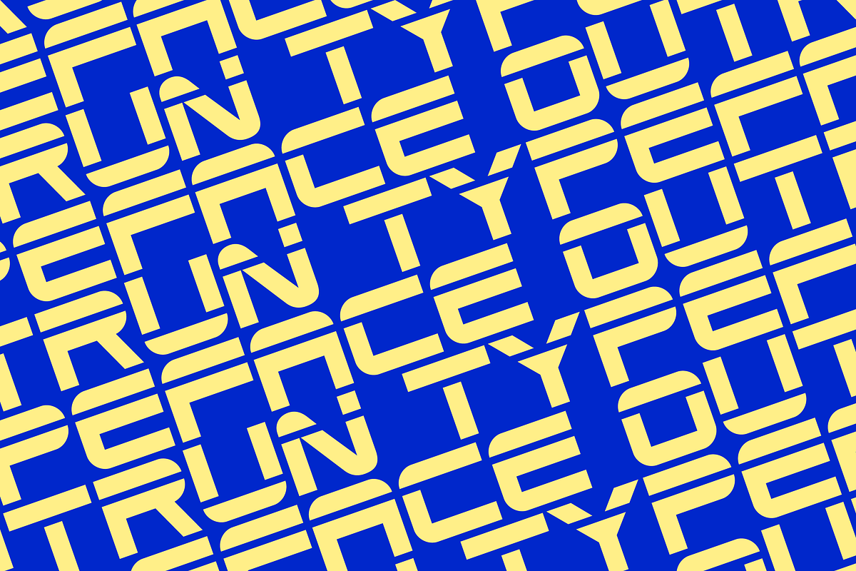 Outrun Typeface, a Sans Serif Font by faelpt (Photo 8 of 8)
