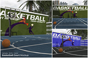 Basketball Court, an Advertising Mockup by Unerispace (Thumbnail 1 of 5)