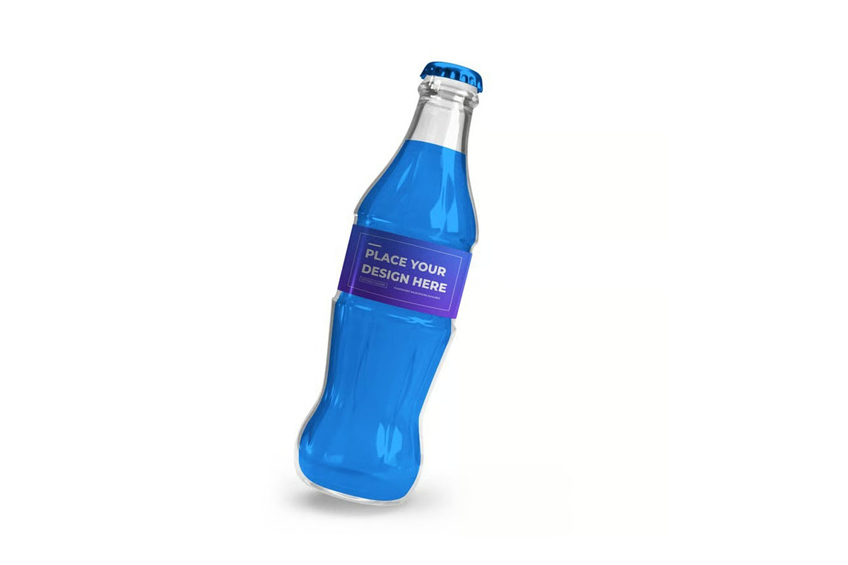 Soft Drink Bottle Mockup Template, a Packaging Mockup by DesignRushMarket (Photo 3 of 11)