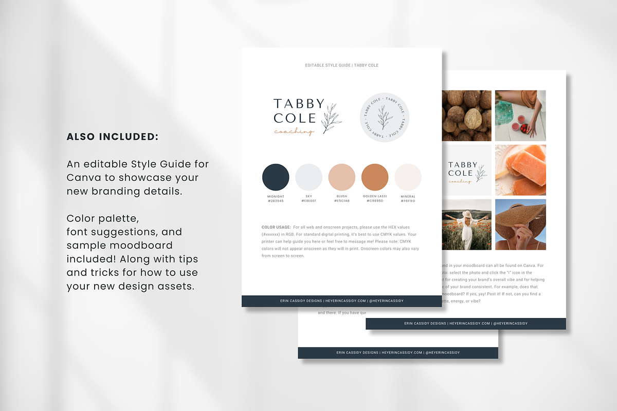 Health Coach Logo for Canva, a Branding & Logo Template by Erin Cassidy (Photo 8 of 9)