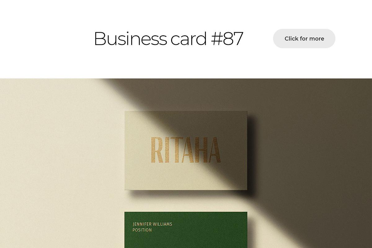 Business Card Mockup Template Bundle, a Business Card Template by PrintPixel (Photo 18 of 104)
