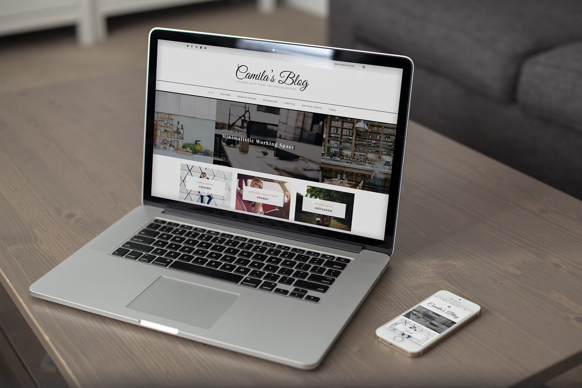 Camila - WordPress Blog Theme, a WordPress Template by PremiumCoding (Photo 3 of 6)