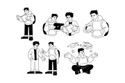 College Study Activities Vol. 1, a Person Illustration by SLAB! Design (Thumbnail 3 of 3)
