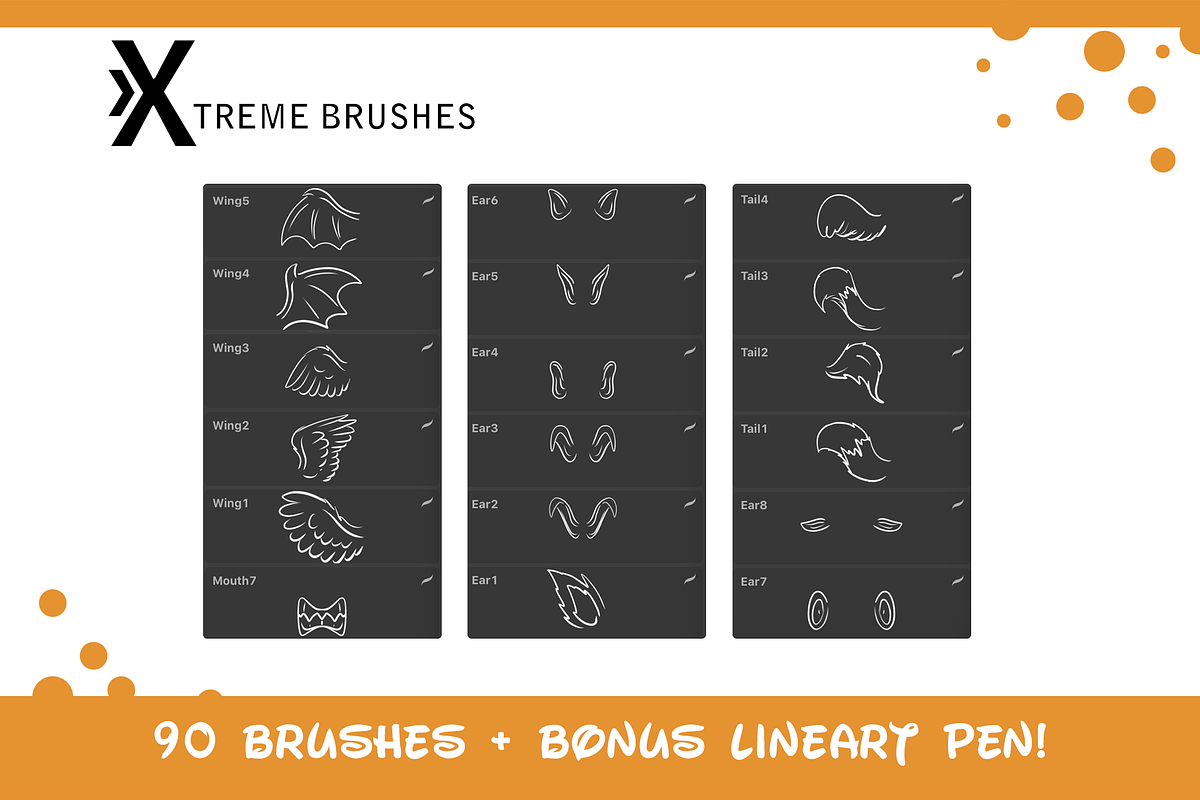 Procreate Fun Characters Kit!!!, a Brush Add-On by Extreme Brushes (Photo 6 of 8)
