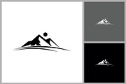 Mountain Landscape Adventure Symbol, a Branding & Logo Template by quadrazo (Thumbnail 1 of 2)