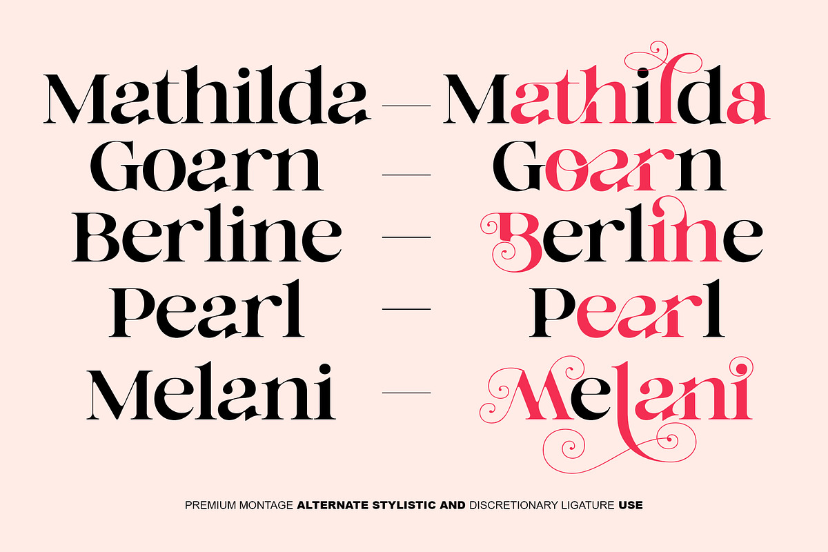 Premium Montage, a Serif Font by NYDESIGN (Photo 4 of 9)