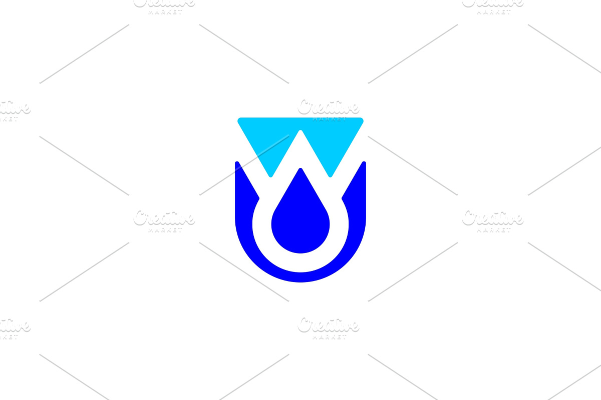 Shield Drop W Letterr Logo Template, a Branding & Logo Template by MenkType Studio (Photo 1 of 3)