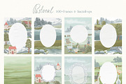 Cottagecore PNG Frames Illustrations, a Decorative Illustration by whiteheartdesign (Thumbnail 2 of 19)
