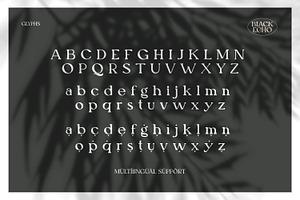 Black Echo Modern Ligature Font