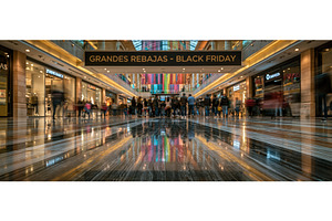 Black Friday Sale Frenzy in Spanish, an Architecture Photo by piter.goskov