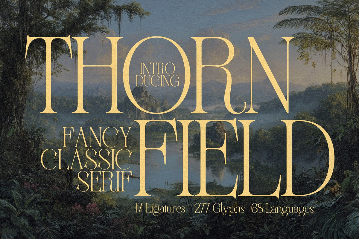 Thornfield - Classy Serif Typeface, a Serif Font by HipFonts (Photo 1 of 10)