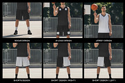 5 Basketball Uniform Mockups, a Shirt Mockup by Grow Design Craft Studio (Thumbnail 5 of 7)