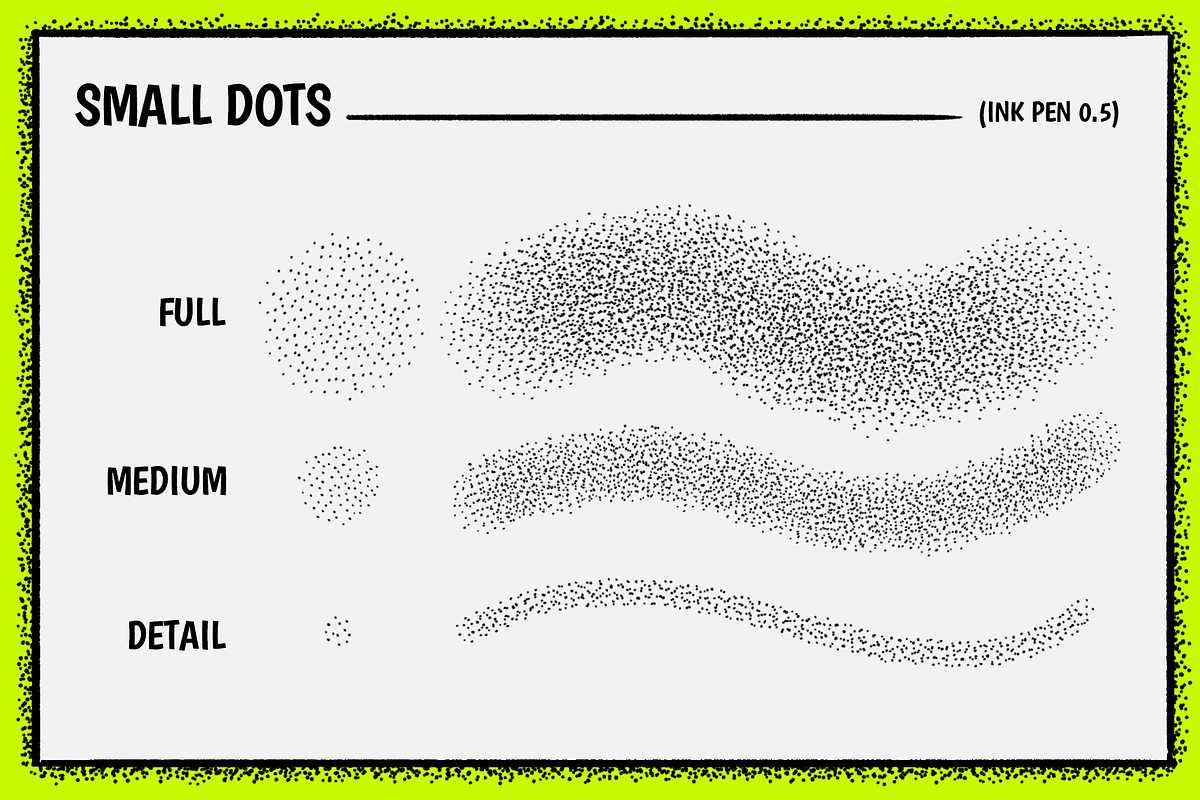Photoshop ink and stippling brushes, a Brush Add-On by Graphic Roadie (Photo 5 of 7)