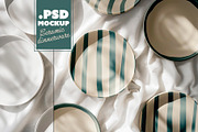 Ceramic Plate Mockup Set With Shadow, a Product Mockup by McLittle Stock (Thumbnail 1 of 5)