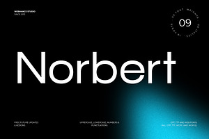 Norbert - Modern Sans-serif