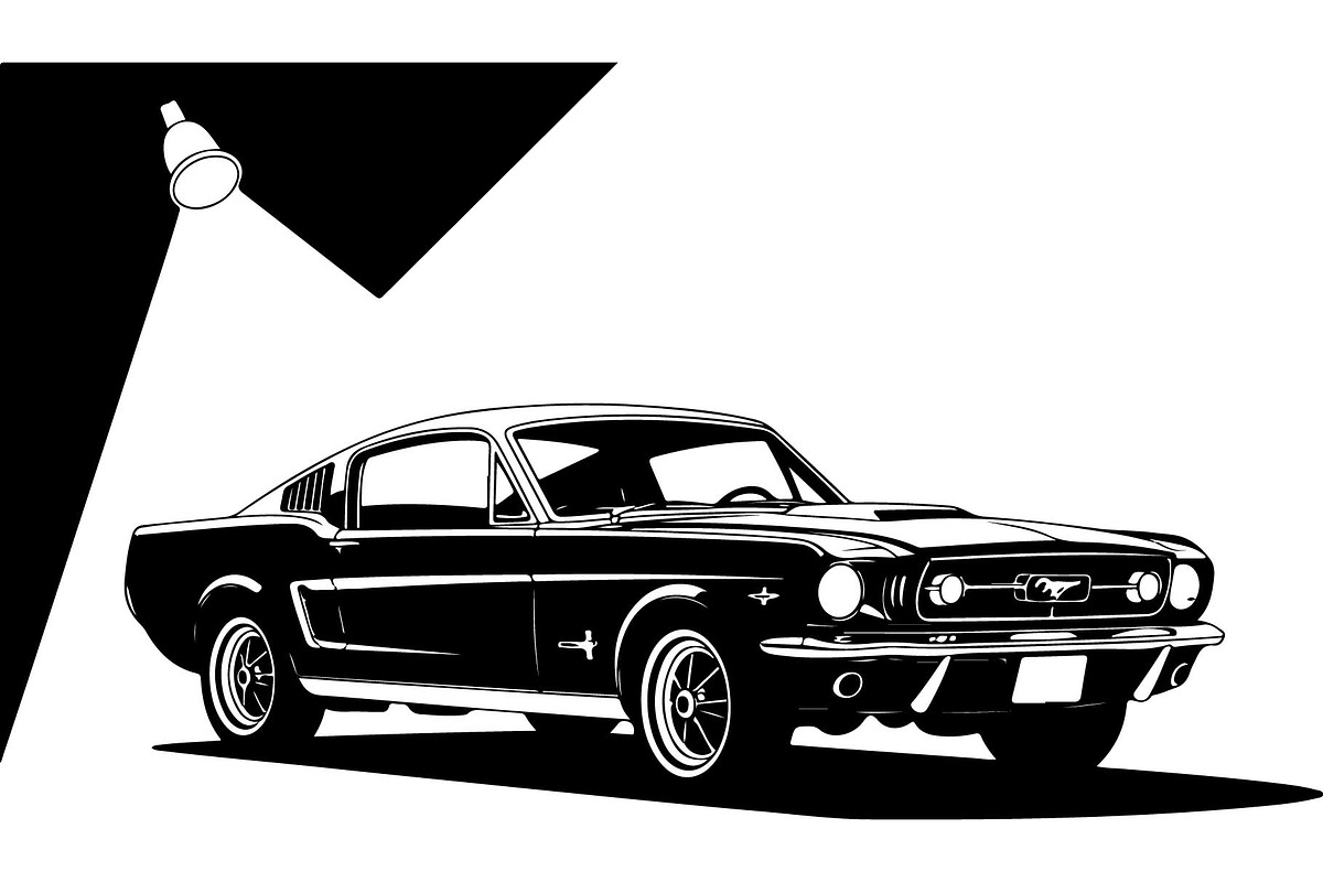 Classic Muscle Car SVG Bundle, an Object Graphic by Creativeshirt (Photo 4 of 13)