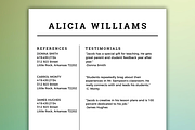 CV Template | Simple Resume Package, a Resume Template by Scribbled Napkin Design (Thumbnail 4 of 4)