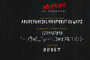 Monday - Horror Font, a Handwritten Font by Rahagita Studio (Thumbnail 2 of 5)
