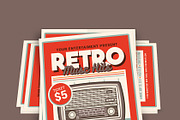 Retro Music Hits Flyer, a Flyer Template by Muhamad Iqbal hidayat (Thumbnail 3 of 4)