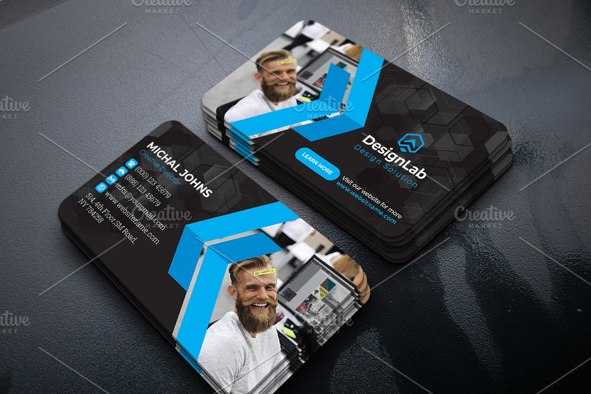 Business Cards, a Business Card Template by DesignsLab (Photo 5 of 12)