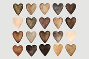 Watercolor heart cliparts & patterns, an Object Graphic by Naty Art (Thumbnail 11 of 24)