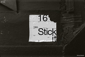 Sticker Mockup 016