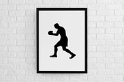 Kickboxing Silhouette SVG, a Sport Illustration by newminddesign (Thumbnail 2 of 3)