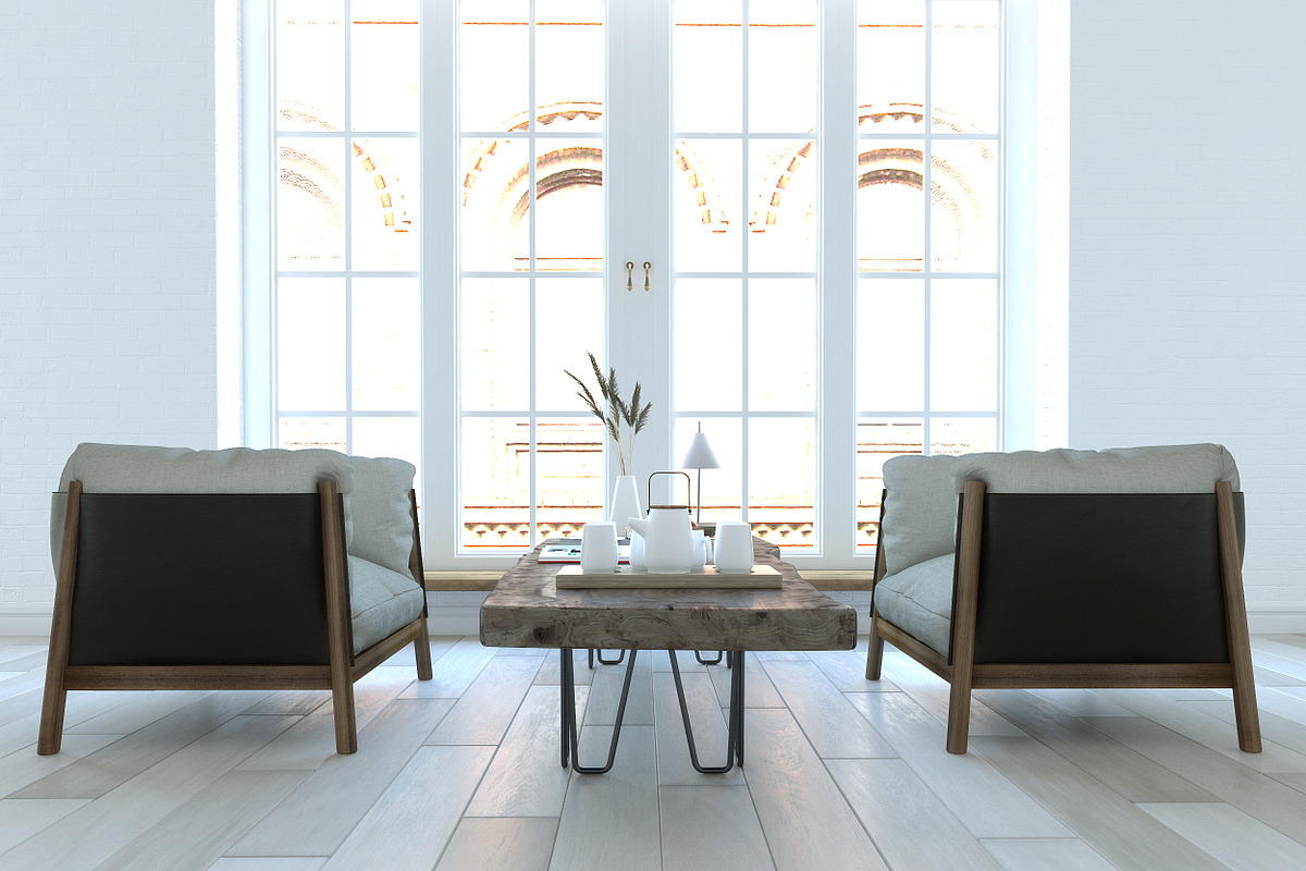 Yak armchairs set, a Furniture 3D Model by inDahouze (Photo 2 of 10)