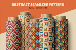 MID CENTURY Modern Seamless Patterns