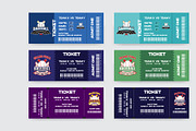 Sports Ticket Card. Baseball ticket, a Print Template by Kazi Hossain (Thumbnail 1 of 4)