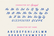 BAYFIELD: Bold Script + Sans Serif, a Script Font by Liszar Inzani (Thumbnail 2 of 10)
